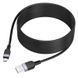 Кабель для зарядки 3м MicroUSB Android HOCO X109 Energy 2.4A Чорний