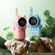 Дитяча рація Walkie Talkie D25 (2 шт) з радіусом дії до 3 км Рожевий/Блакитний