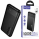 Павербанк 10000mAh зі швидкою зарядкою 22.5W HOCO J159 2USB, 1Type-C Чорний