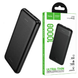 Повербанк павербанк HOCO J153 10000mAh 2USB + microUSB + Type-C Чорний