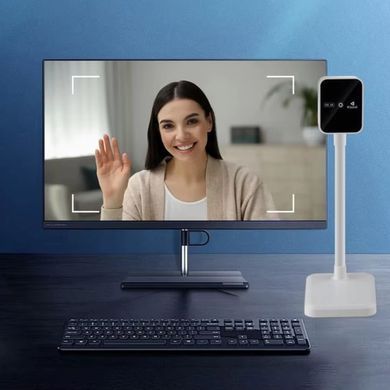 Веб-камера для комп'ютера Kisonli D1 Standing 4K 5P з автофокусом і мікрофоном Білий 55896
