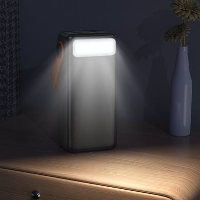 Павербанк 40000mAh зі швидкою зарядкою 22.5W та ліхтарем BOROFONE BJ66 2USB/1Type-C Чорний