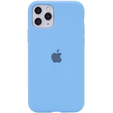 Силіконовий Чохол на iPhone 11 Pro 5.8" Silicone Case 100% Original Full Protective Голубий