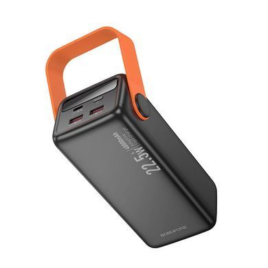 Павербанк 40000mAh зі швидкою зарядкою 22.5W та ліхтарем BOROFONE BJ66 2USB/1Type-C Чорний