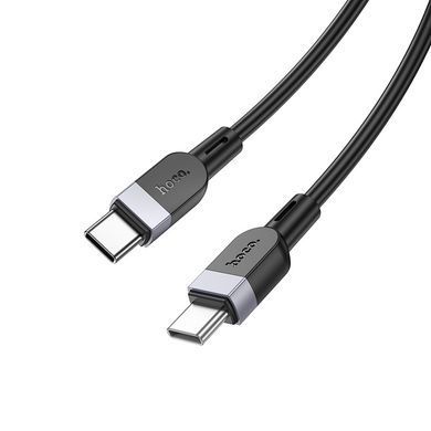 Кабель із швидкою зарядкою 60W для ноутбука та техніки 2м Type-C to Type-C HOCO X109 Energy Чорний