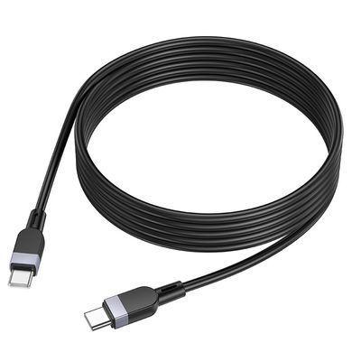Кабель із швидкою зарядкою 60W для ноутбука та техніки 2м Type-C to Type-C HOCO X109 Energy Чорний