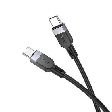 Кабель із швидкою зарядкою 60W для ноутбука та техніки 2м Type-C to Type-C HOCO X109 Energy Чорний
