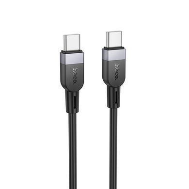 Кабель із швидкою зарядкою 60W для ноутбука та техніки 2м Type-C to Type-C HOCO X109 Energy Чорний