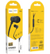 Навушники вакуумні провідні з мікрофоном Hoco with mic Ancient sound M63 Чорний
