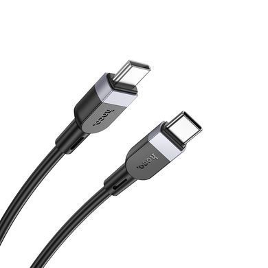 Кабель із швидкою зарядкою 60W для ноутбука та техніки 1м Type-C to Type-C HOCO X109 Energy Чорний
