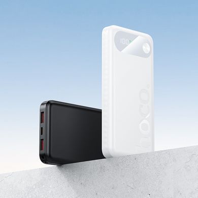 Повербанк павербанк з швидкою зарядкою PD20W HOCO J154 Victorious 10000mAh 2USB + Type-C 22.5W Чорний