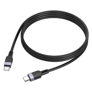 Кабель із швидкою зарядкою 60W для ноутбука та техніки 1м Type-C to Type-C HOCO X109 Energy Чорний