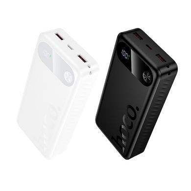 Повербанк павербанк з швидкою зарядкою PD20W HOCO J154A Victorious 20000mAh 2USB + Type-C 22.5W Чорний