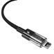 Кабель для зарядки та передачі даних USB to Lightning Baseus Gem 2.4A, 2m (P10373003111-01) Черный 56871