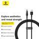 Кабель для зарядки та передачі даних USB to Lightning Baseus Gem 2.4A, 2m (P10373003111-01) Черный 56871