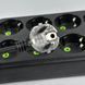 Подовжувач мережевий переноска 6м на 8 розеток + 4USB + 2Type-C UA Power F34U Чорний 63265