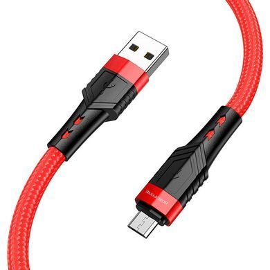 Кабель для зарядки MicroUSB Android BOROFONE BU35 1.2м Червоний
