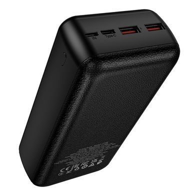 Павербанк 30000mAh зі швидкою зарядкою 22.5W HOCO J159B 2USB 1Type-C Чорний