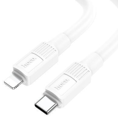 Кабель для телефона із швидкою зарядкою Type-C to Lightning Apple iPhone HOCO X84 Victory 100см 20W Білий