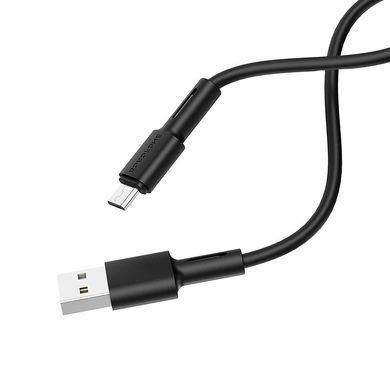 Кабель для зарядки MicroUSB Android BOROFONE BX31 1м Чорний