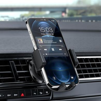 Автомобільний тримач в повітропровід або на панель / лобове скло ACEFAST D5 Чорний