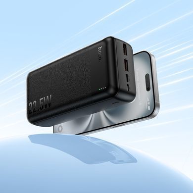 Павербанк 30000mAh зі швидкою зарядкою 22.5W HOCO J159B 2USB 1Type-C Чорний