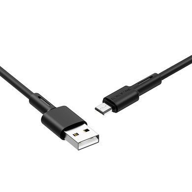 Кабель для зарядки MicroUSB Android BOROFONE BX31 1м Чорний