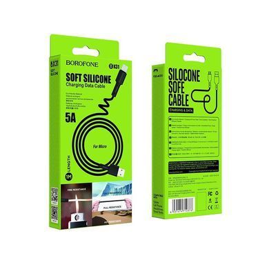 Кабель для зарядки MicroUSB Android BOROFONE BX31 1м Чорний