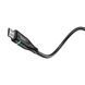 Кабель для зарядки телефону MicroUSB Android HOCO Shadow U93 120см |2.4A| Чорний