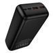 Павербанк 30000mAh зі швидкою зарядкою 22.5W HOCO J159B 2USB 1Type-C Чорний