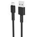 Кабель для зарядки MicroUSB Android BOROFONE BX31 1м Чорний
