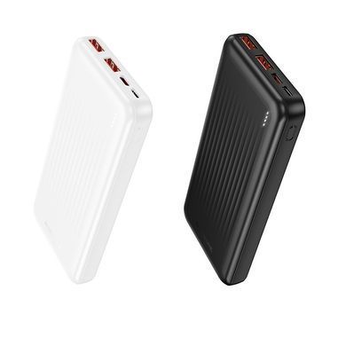 Павербанк 10000мА&middot;г з швидкою зарядкою 22.5Вт BOROFONE BJ80 2USB + Type-C Чорний