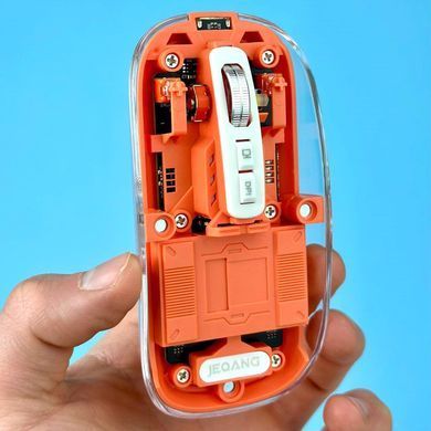 Мишка безпровідна JEQANG JW-AP05 2400 DPI/BT5.2/2.4G Помаранчевий 44869