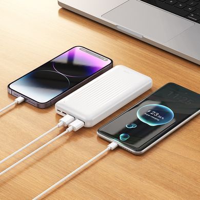 Павербанк 10000мА&middot;г з швидкою зарядкою 22.5Вт BOROFONE BJ80 2USB + Type-C Чорний