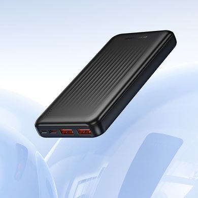Павербанк 10000мА&middot;г з швидкою зарядкою 22.5Вт BOROFONE BJ80 2USB + Type-C Чорний