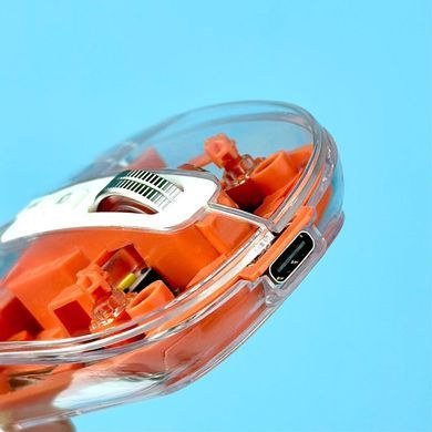 Мишка безпровідна JEQANG JW-AP05 2400 DPI/BT5.2/2.4G Помаранчевий 44869