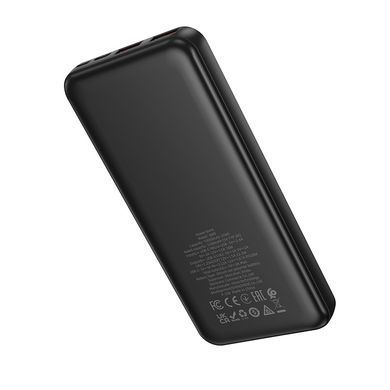 Павербанк 10000мА&middot;г з швидкою зарядкою 22.5Вт BOROFONE BJ80 2USB + Type-C Чорний