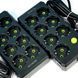Подовжувач мережевий переноска 6м на 7 розеток UA Power F17 Чорний 63269