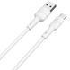 Кабель для зарядки MicroUSB Android BOROFONE BX30 1м Білий