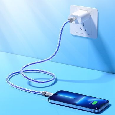 Кабель для зарядки з швидкою зарядкою PD20W Lightning Apple iphone HOCO U113 3А/1м Сірий