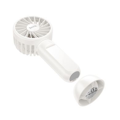 Портативний вентилятор HOCO HX60 Nimble 1200mAh, 3 год роботи, 3 швидкості Білий