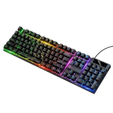 Ігрова клавіатура HOCO GM701 дротова клавіатура з rgb підсвіткою мембранна клавіатура комп'ютерна клавіатура