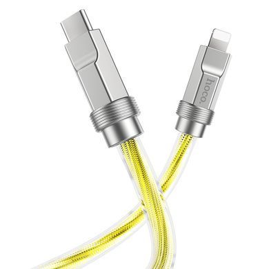 Кабель для зарядки з швидкою зарядкою PD20W Lightning Apple iphone HOCO U113 3А/1м Сірий