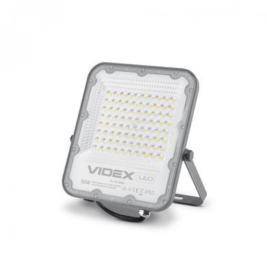 LED прожектор VIDEX PREMIUM 50W, 5000K, 220V Сірий VL-F2-505G