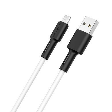 Кабель для зарядки MicroUSB Android BOROFONE BX31 1м Білий