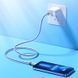 Кабель для зарядки з швидкою зарядкою PD20W Lightning Apple iphone HOCO U113 3А/1м Сірий