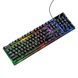 Ігрова клавіатура HOCO GM701 дротова клавіатура з rgb підсвіткою мембранна клавіатура комп'ютерна клавіатура