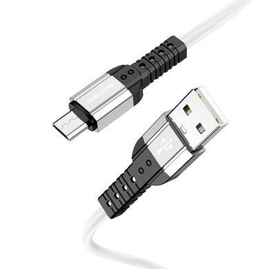 Кабель для зарядки MicroUSB Android BOROFONE BX64 1м Білий