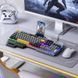 Ігрова клавіатура HOCO GM702 дротова клавіатура з rgb підсвіткою клавіатура з підставкою для зап'ясть повнорозмірна клавіатура