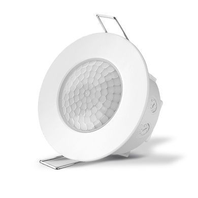 Датчик руху та світла VIDEX інфрачервоний 220V, 1200W, IP65 Білий VL-SPR17W